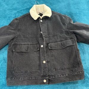 Grey denim jacket size M